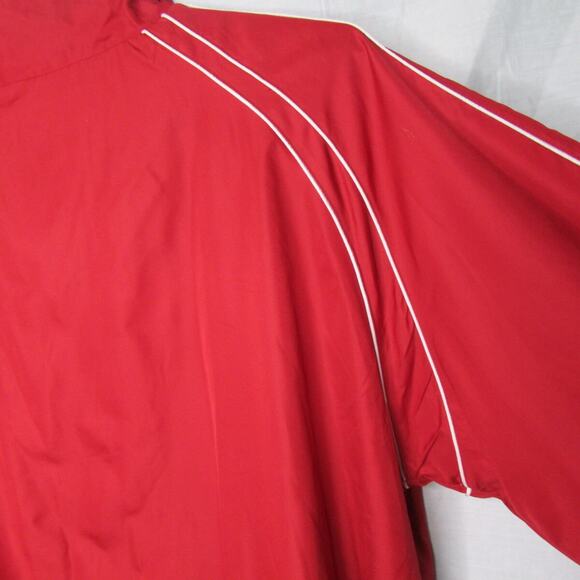 PGA Tour Windbreaker Golf Jacket Mesh Lining Red Size L Zip Up Embroidered Logo - Picture 6 of 8
